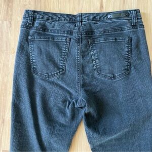 Ruff Hewn Black Skinny Jeans Straight Leg Denim 6 Americana Weathered Grunge